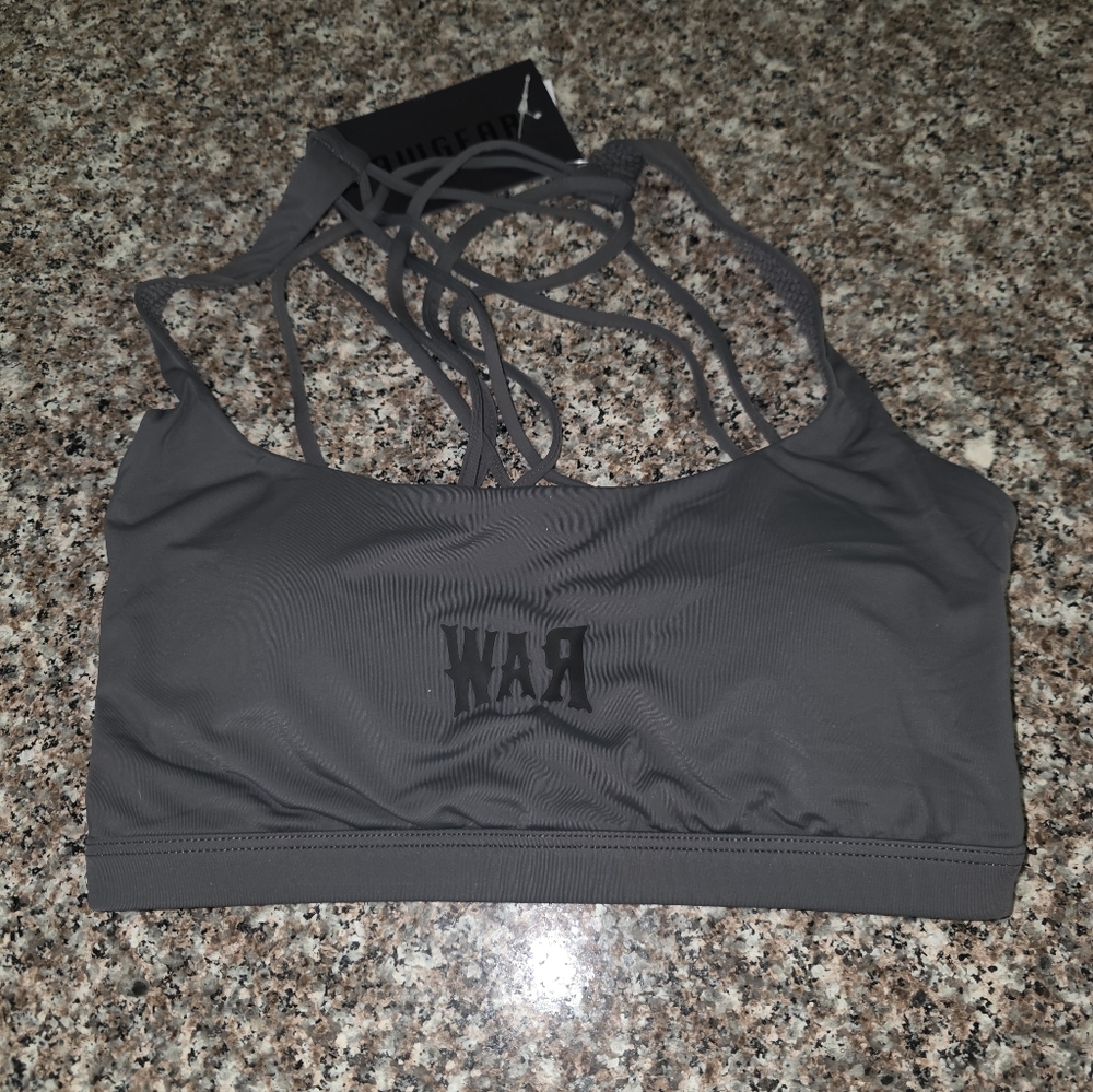 RawGear "WAR" Sports Bra sz XS